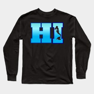 Hawaii HI mermaid Long Sleeve T-Shirt